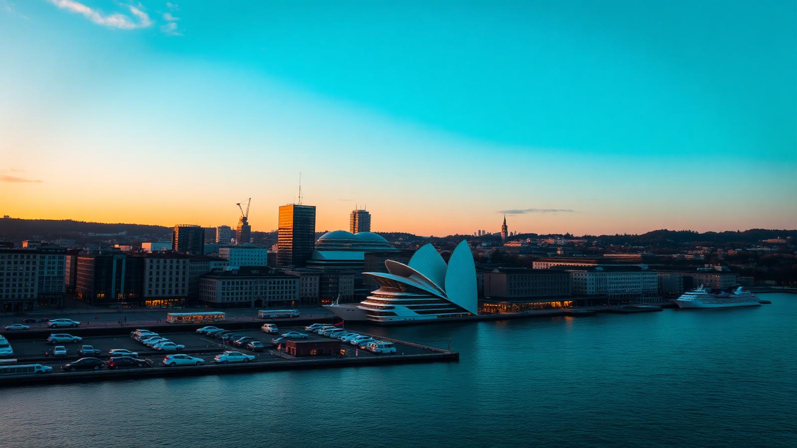Oslo havn og Operahuset